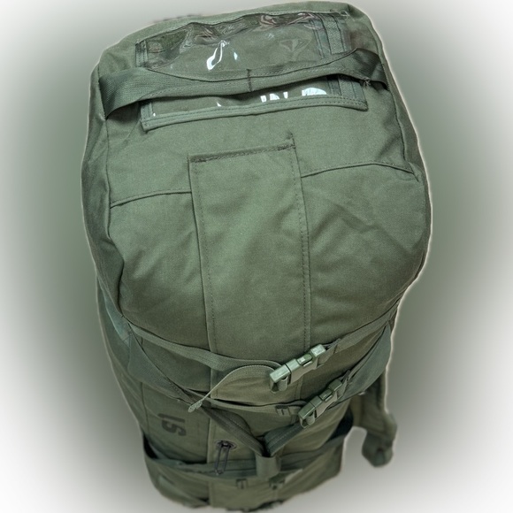 Improved Duffel Bag, OD Green, USGI Issue Duffle Back Pack | 846501604654 | EUC - Picture 5 of 8